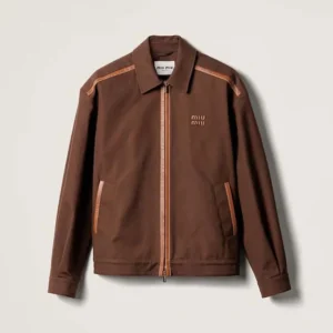 Miu Miu Wome Jacquard Canvas Blouson Jacket ML104217FSF0324