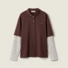 Miu Miu Wome Jersey Polo Shirt MJL07617ORF0RQM