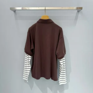Miu Miu Wome Jersey Polo Shirt MJL07617ORF0RQM