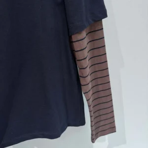 Miu Miu Wome Long-sleeved Jersey T-shirt MJL12817ORF057W