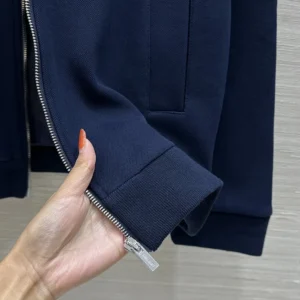 Miu Miu Women Bonded Piqué and Technical Jersey Blouson Jacket