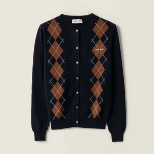 Miu Miu Women Cashmere Cardigan MMF988174BF0008