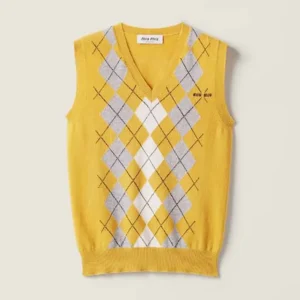 Miu Miu Women Cashmere Vest MMV296174BF0010