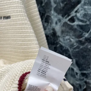 Miu Miu Women Cotton Knit Zipper Cardigan MMF9691616