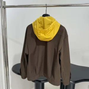 Miu Miu Women Kid Mohair and Technical Pongé Blouson Jacket