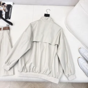 Miu Miu Women Panama Cotton Blouson Jacket ML126717HM