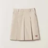 Miu Miu Women Panama Cotton Skirt MG223212NS