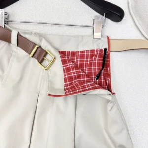 Miu Miu Women Panama Cotton Skirt MG223212NS