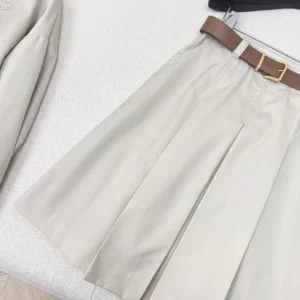Miu Miu Women Panama Cotton Skirt MG223212NS