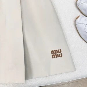 Miu Miu Women Panama Cotton Skirt MG223212NS