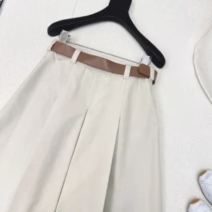 Miu Miu Women Panama Cotton Skirt MG223212NS