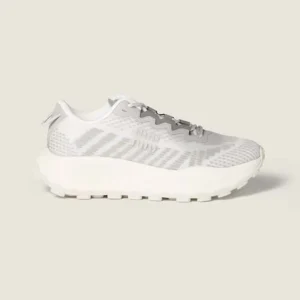 Miu Miu Women Technical Fabric Sneakers-Silver 5E480E3LEDF0424