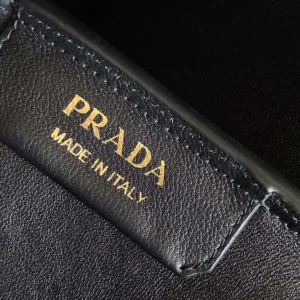 Prada Women Darling Medium Leather Shoulder Bag-Black 1BA4442CYS
