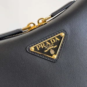 Prada Women Darling Medium Leather Shoulder Bag-Black 1BA4442CYS