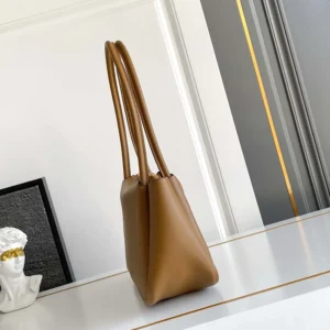 Prada Women Darling Medium Leather Shoulder Bag-Brown 1BA4442CYS