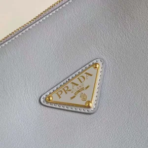 Prada Women Darling Medium Leather Shoulder Bag-Light Blue 1BA4442CYS
