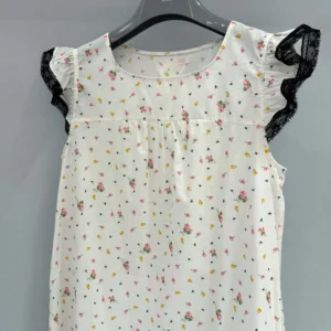 Prada Women Floral Print Cotton Batiste Mini-dress P3P3217ML