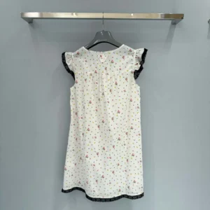 Prada Women Floral Print Cotton Batiste Mini-dress P3P3217ML