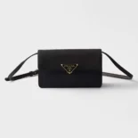 Prada Women Saffiano Leather Mini-bag-Black 1BD386NZVF0002