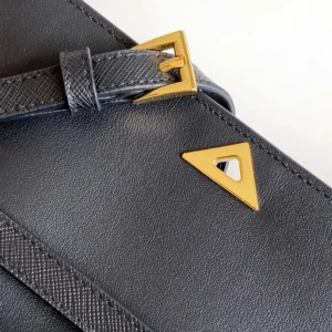 Prada Women Saffiano Leather Mini-bag-Black 1BD386NZVF0002