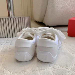 Roger Vivier Women Viv Low Sneakers in Suede-White