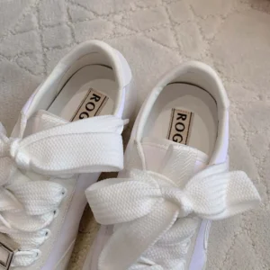 Roger Vivier Women Viv Low Sneakers in Suede-White