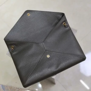 Saint Laurent YSL Women Cassandre Xxl Envelope Pouch On Chain In Lambskin