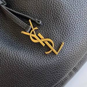 Saint Laurent YSL Women Paris VII Small Hobo in Grained Leather-Black