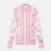 Versace Women Underwater Barocco Fitted Shirt 1014764
