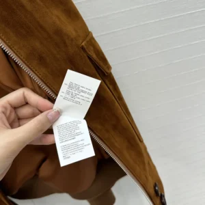 Miu Miu Women Suede Blouson Jacket MPV94017PWF0401