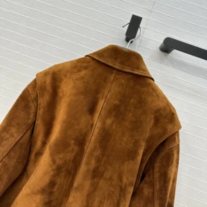 Miu Miu Women Suede Blouson Jacket MPV94017PWF0401