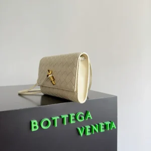 Bottega Veneta Women Andiamo Pouch-White 836940V