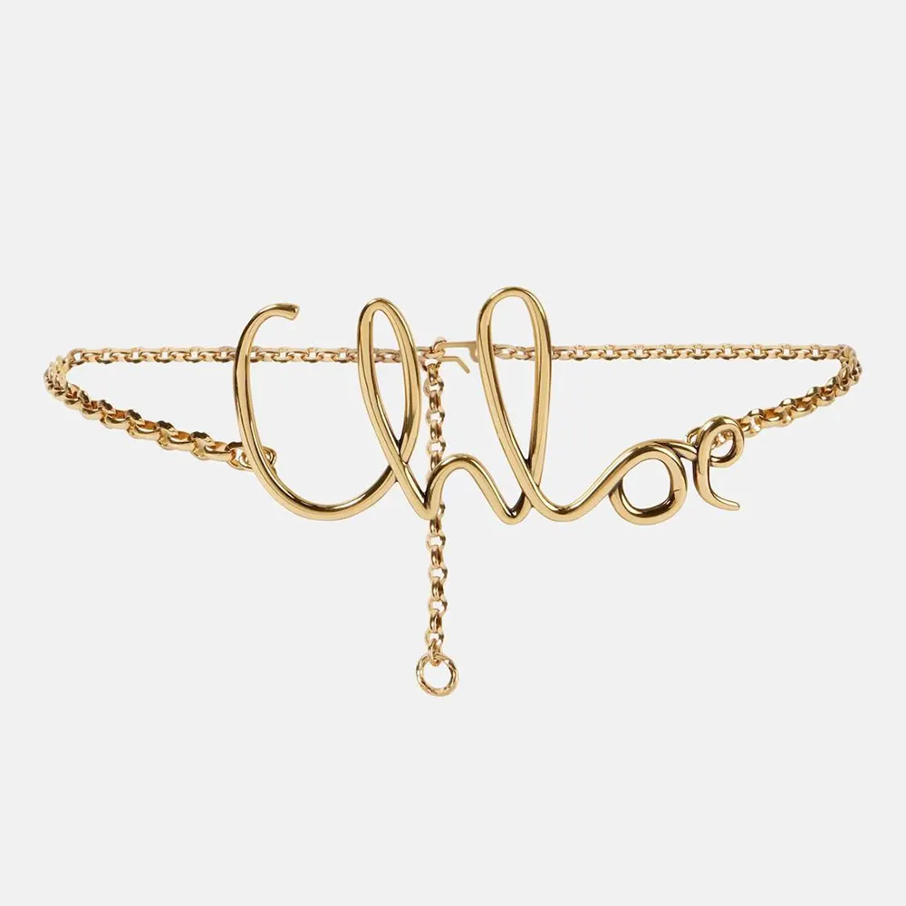 Chloe Women Iconic Chain Small Belt-Gold CHC24AC