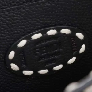Fendi Women Peekaboo Iseeu Small Black Selleria Bag