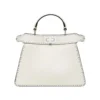 Fendi Women Peekaboo Iseeu Small White Selleria Bag