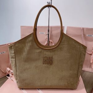 Miu Miu Women IVY Corduroy Shopping Bag 5BG2862F81