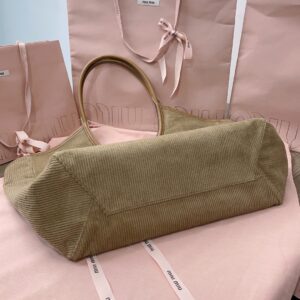 Miu Miu Women IVY Corduroy Shopping Bag 5BG2862F81