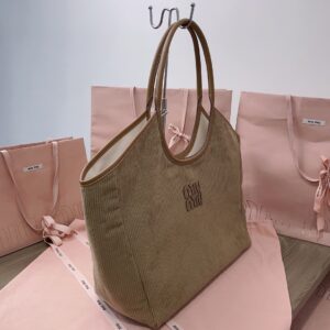 Miu Miu Women IVY Corduroy Shopping Bag 5BG2862F81