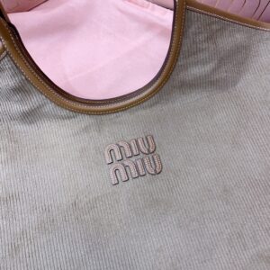 Miu Miu Women IVY Corduroy Shopping Bag 5BG2862F81