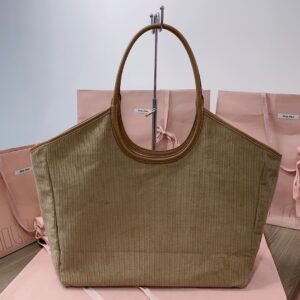 Miu Miu Women IVY Corduroy Shopping Bag 5BG2862F81