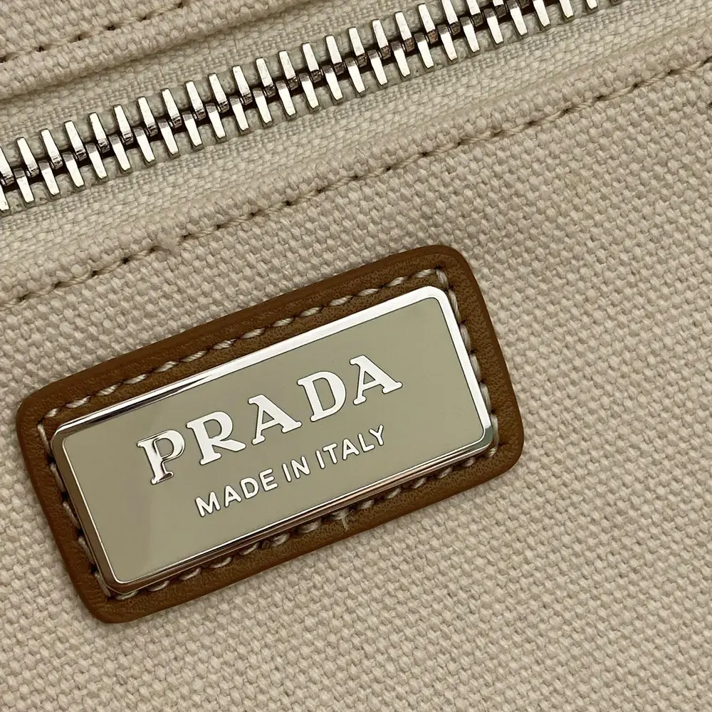 Prada Unisex Canvas Duffle Bag-White 2VC051 10 Prada Unisex Canvas Duffle Bag-White 2VC051