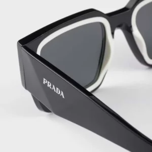 Prada Unisex Symbole Sunglasses-Slate Gray Lenses