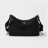 Prada Women Explore Large Nappa Leather Bag-Black