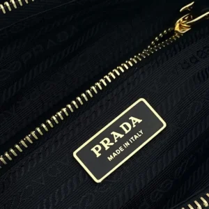 Prada Women Explore Large Nappa Leather Bag-Black
