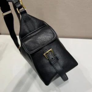 Prada Women Explore Large Nappa Leather Bag-Black