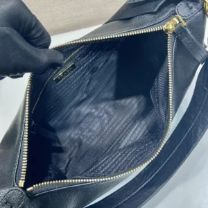 Prada Women Explore Large Nappa Leather Bag-Black