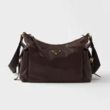 Prada Women Explore Large Nappa Leather Bag-Dark Brown