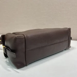Prada Women Explore Large Nappa Leather Bag-Dark Brown