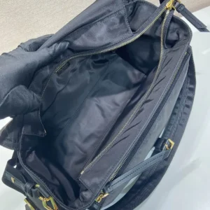 Prada Women Explore Medium Re-Nylon Shoulder Bag With Flap 1BD394