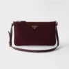 Prada Women Re-Nylon Pouch Enameled Metal Triangle Logo 1NE545